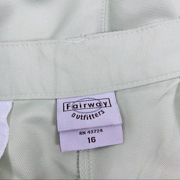Fairway Outfitters Mint Green Golf Bermuda Shorts - Picture 6 of 8
